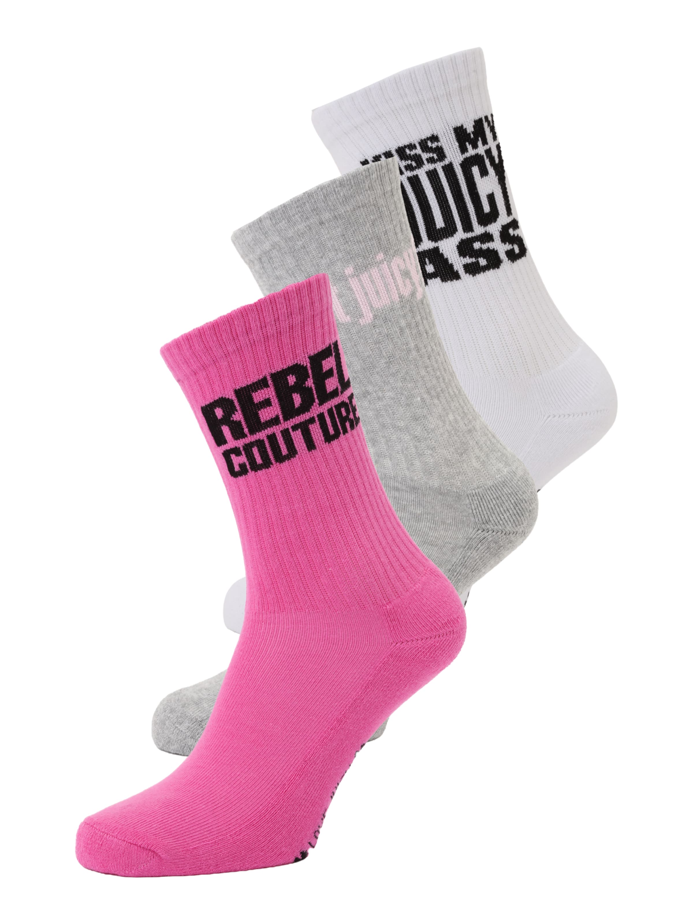 Juicy Couture - Calcetines en gris: frente