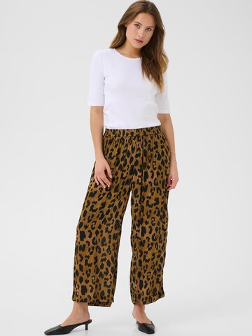 Largi Pantaloni 'Mille Amber' de la Kaffe pe maro