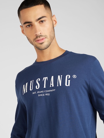 MUSTANG Shirt in Blau