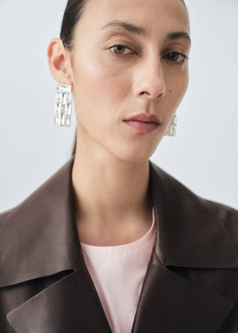 MANGO Between-Seasons Coat 'Brera' in Brown