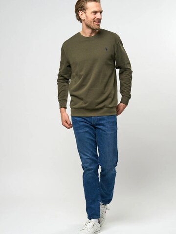 U.S. POLO ASSN. Sweatshirt 'Adler' i grøn
