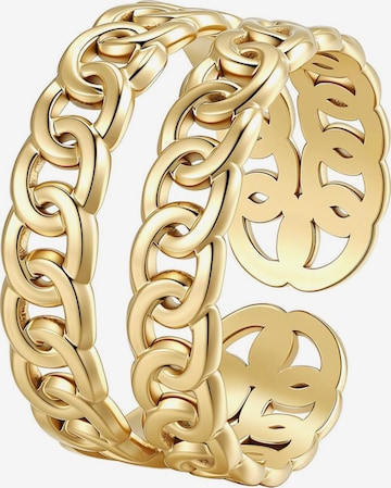 Bague 'Double Chain' Hey Happiness en or : devant