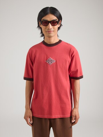 VANS Póló 'Flame Face' - piros: elől