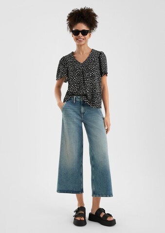 QS Blouse in Zwart