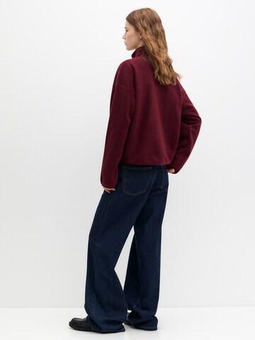 Pull&Bear Sweatshirt in Rot