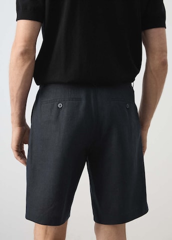 MANGO MAN Regular Chino Pants 'Carp' in Blue