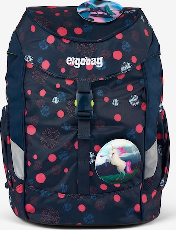 ergobag Backpack in Blue: front