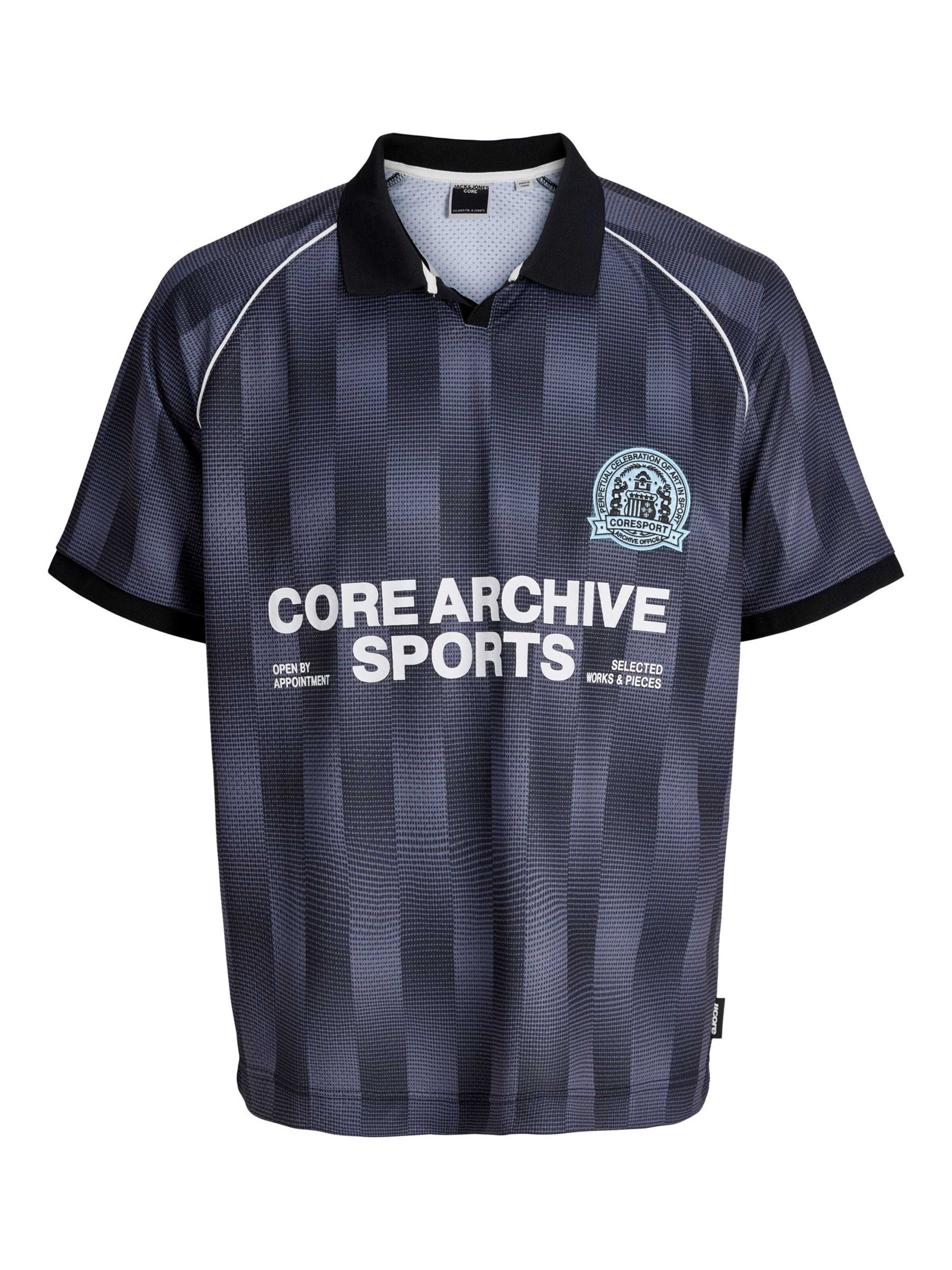 Jack & Jones Junior Shirts 'JCOBreeze Football' i sort: forside