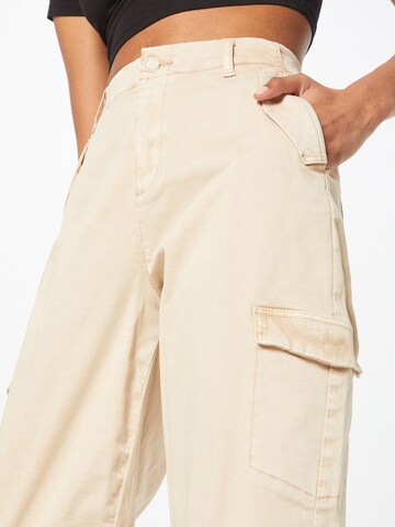 Effilé Pantalon cargo s.Oliver en beige