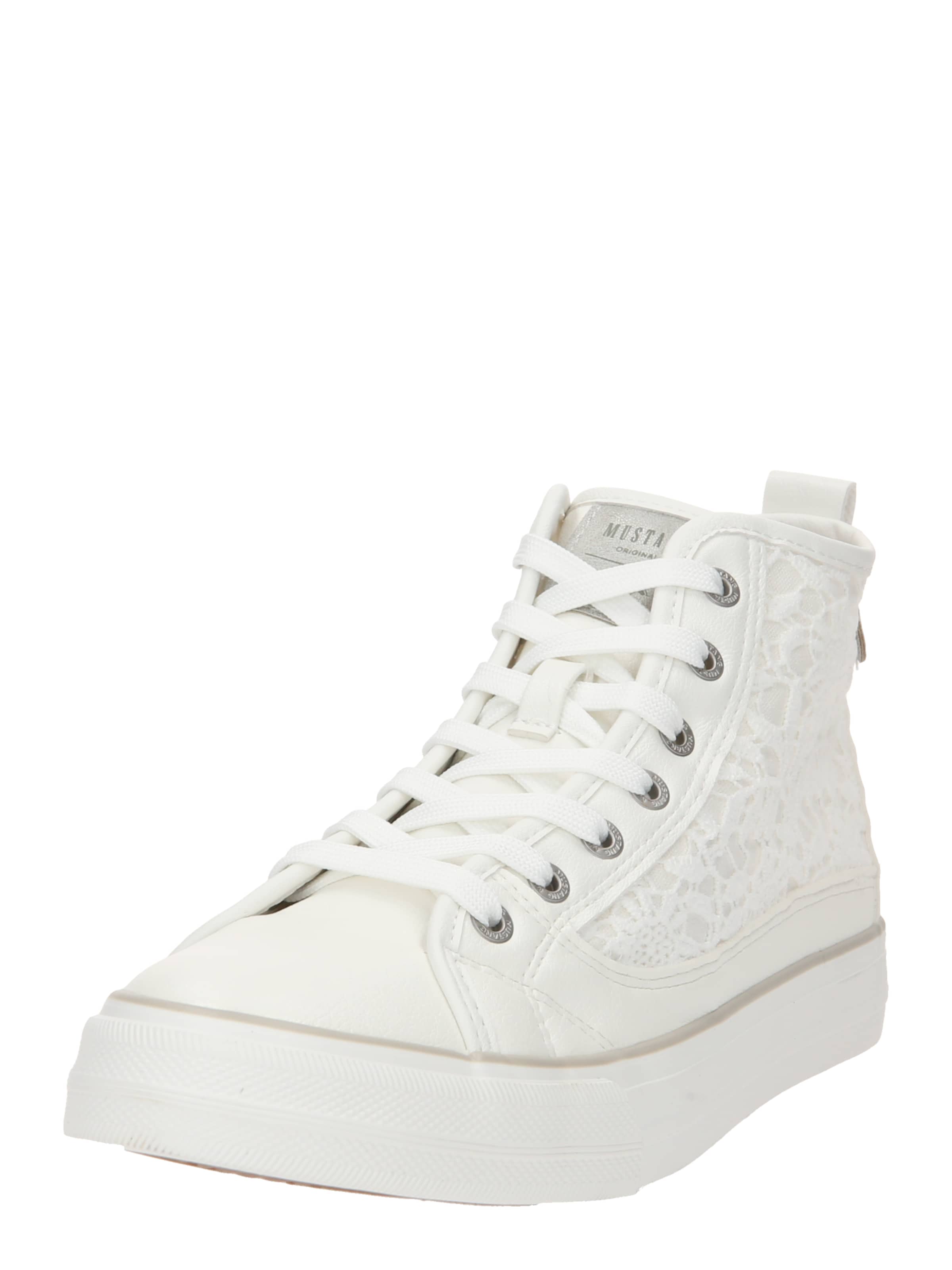 MUSTANG High-top trainers in White: front