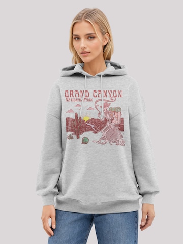 Sweat-shirt 'US National Parks Grand Canyon Sunrise' F4NT4STIC en gris : devant