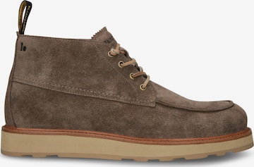 BLACKSTONE Boots med snörning 'PERIDO ASHER MID' i brun: framsida