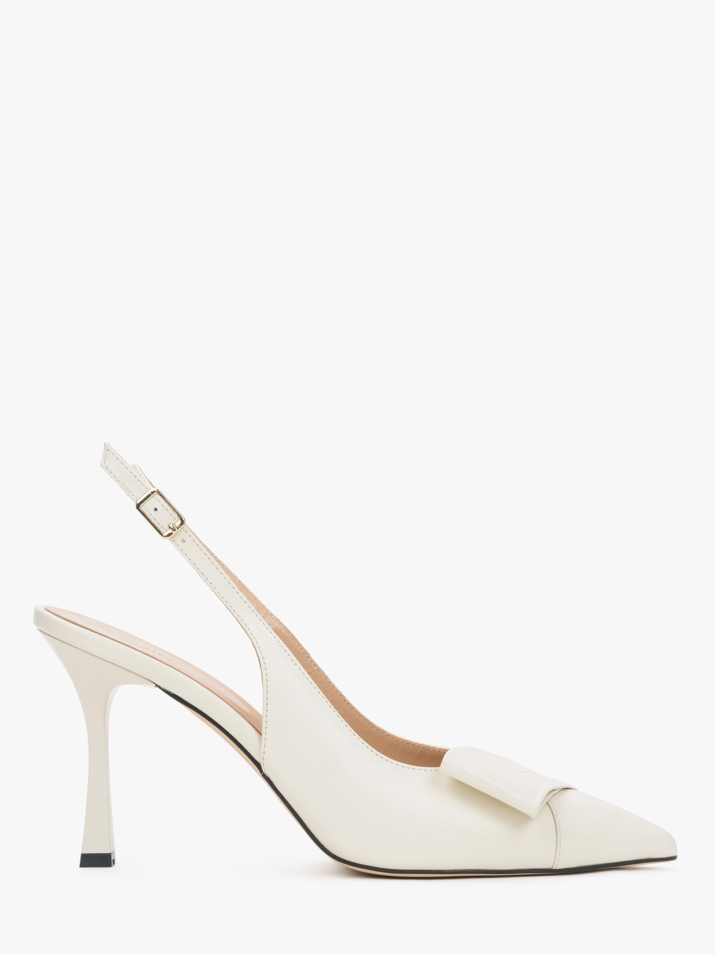 Estro - Zapatos destalonado '308-5017' en beige: frente