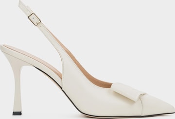 Estro - Zapatos destalonado '308-5017' en beige: frente