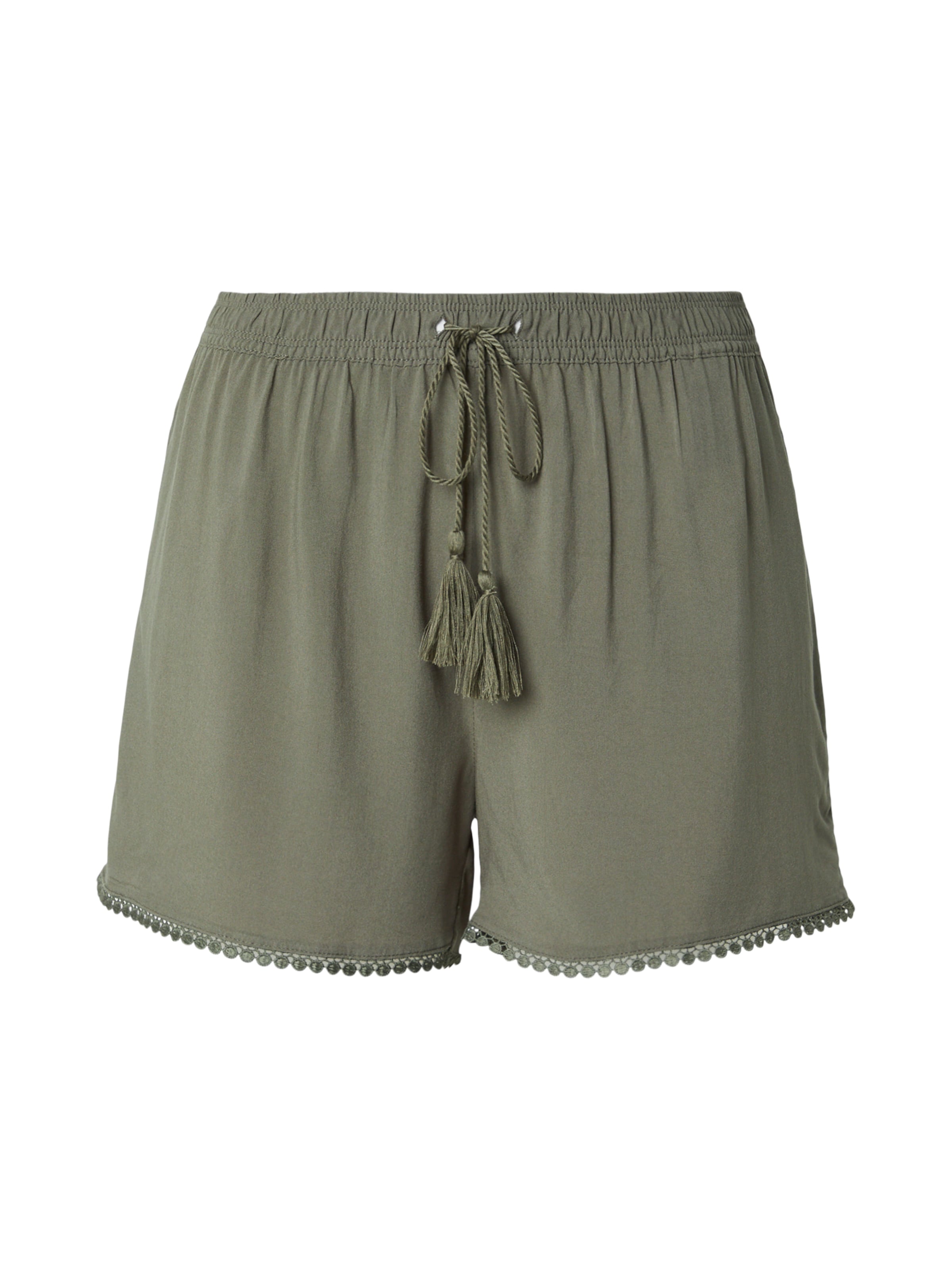 Hailys Shorts 'Si44a' in Grün: Vorderseite