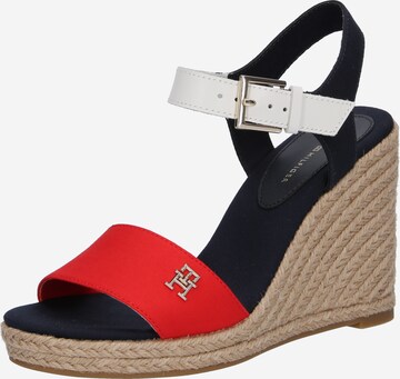 TOMMY HILFIGER Sandaal in Rood: voorkant