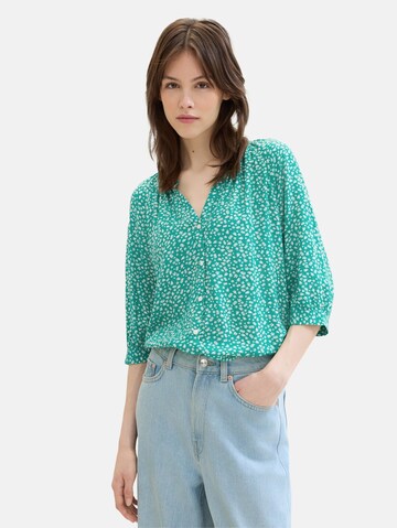 TOM TAILOR DENIM Blouse in Green