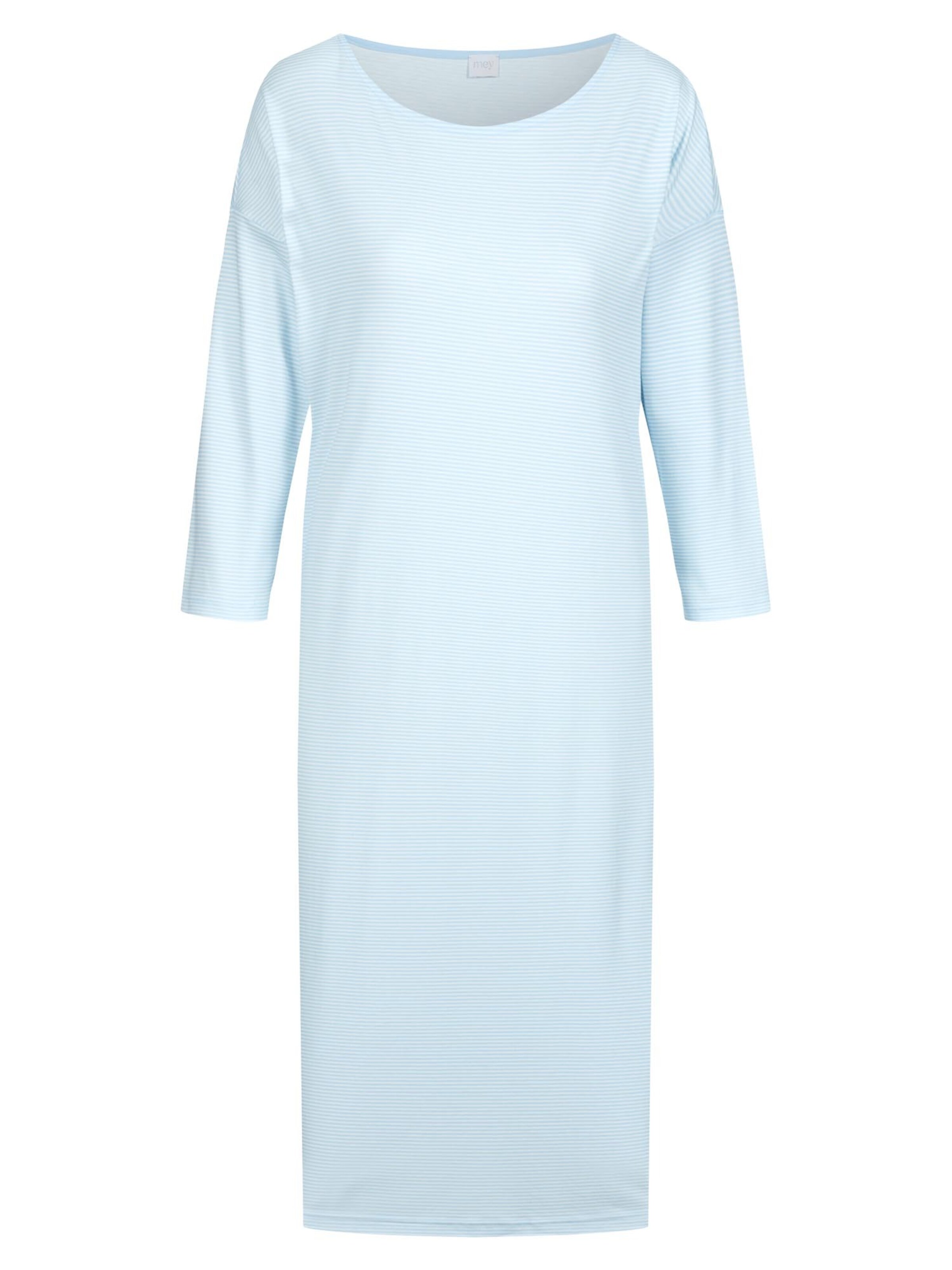 Mey Nightgown 'Simple Stripes' in Blue: front