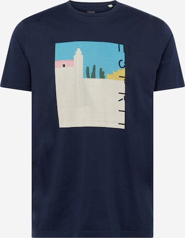 ESPRIT T-shirt i blå: framsida