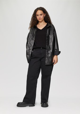 QS Shirt in Schwarz