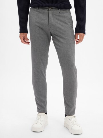 DRYKORN Slim fit Pants 'Ajend' in Grey: front