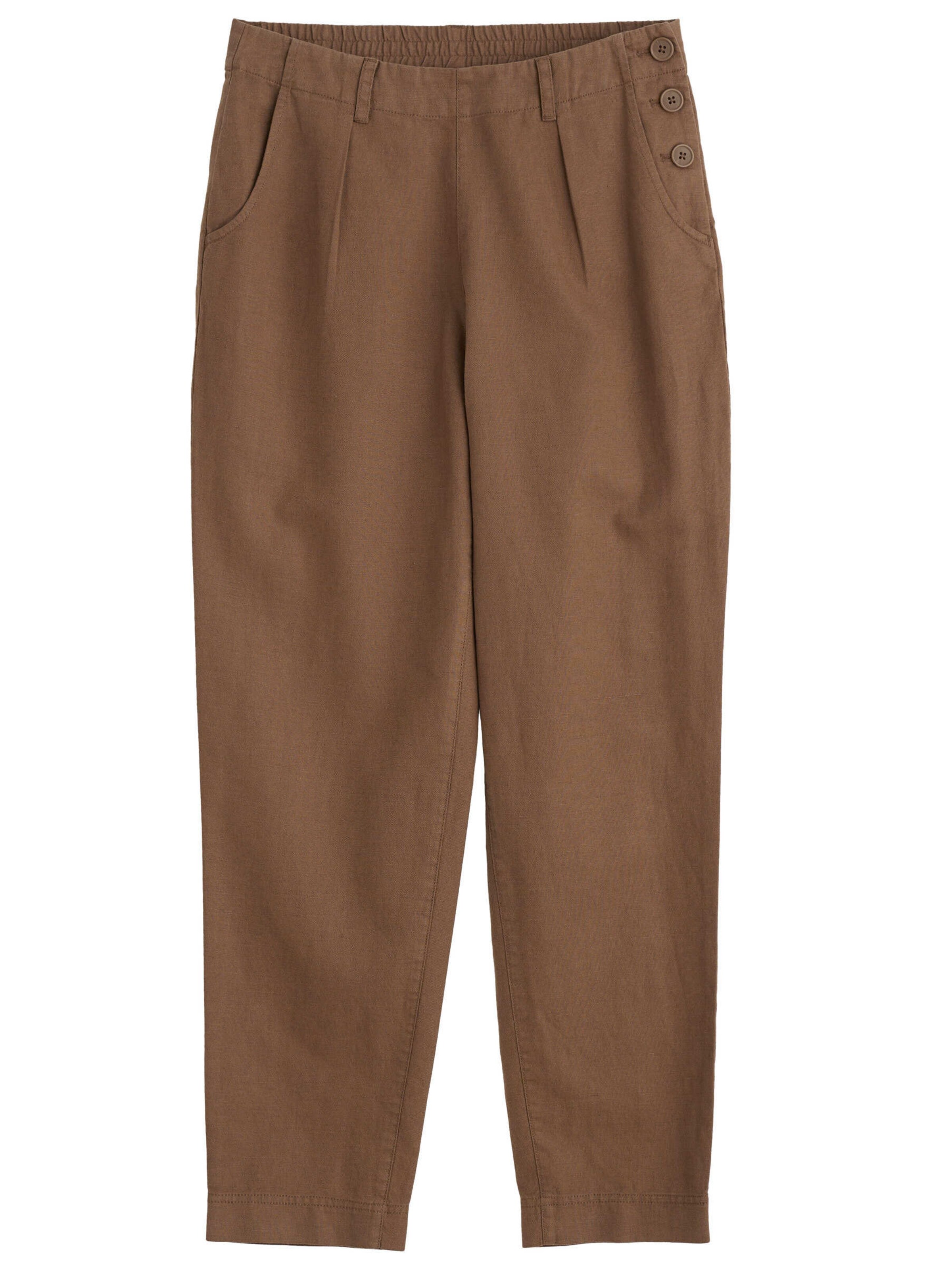 Seasalt Cornwall Tapered Hose 'Nanterrow' in Braun: Vorderseite