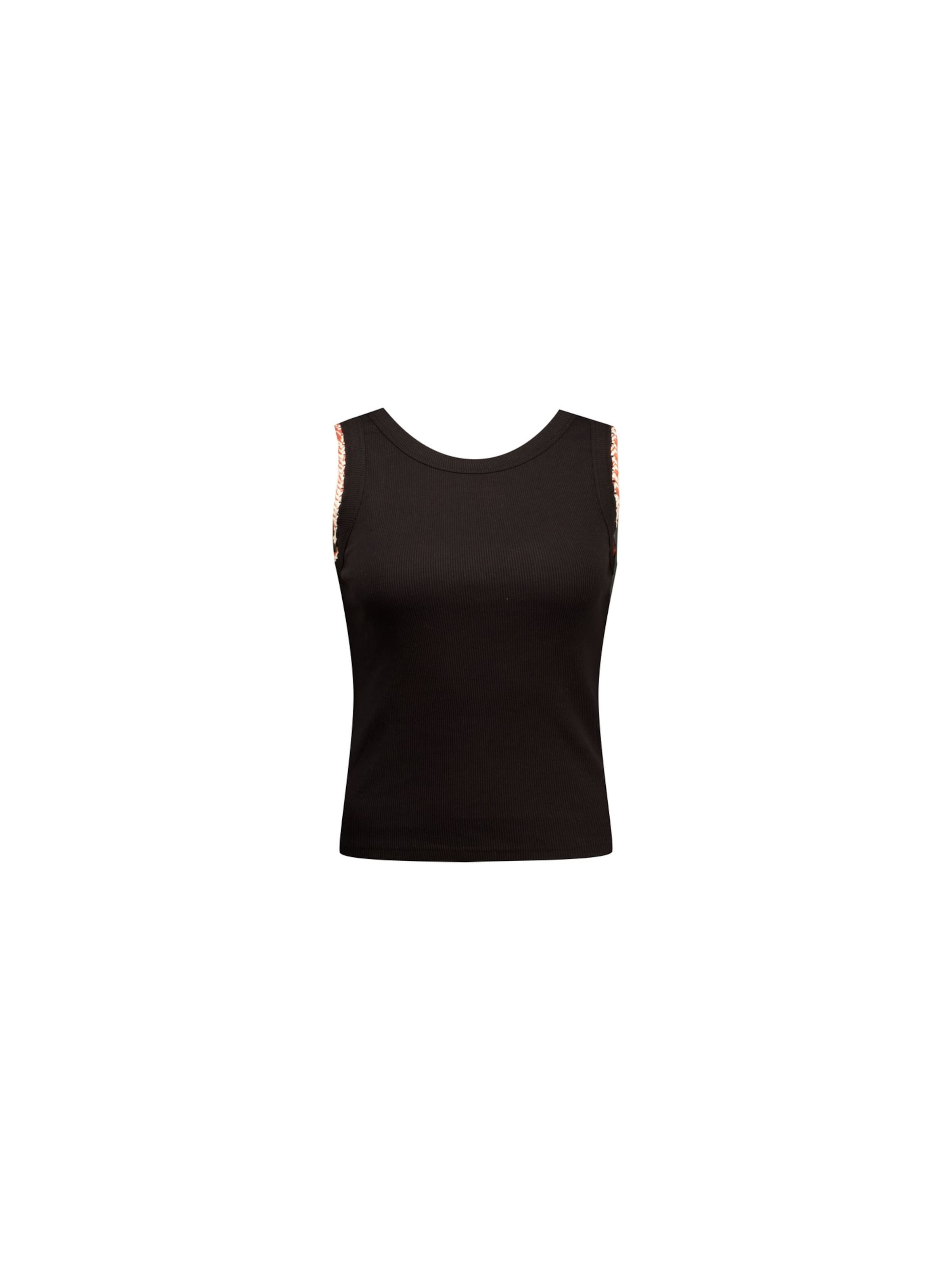 Deeluxe Top 'Naila' in Schwarz: Vorderseite