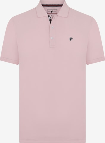 DENIM CULTURE - Camisa 'LEO' em rosa: frente