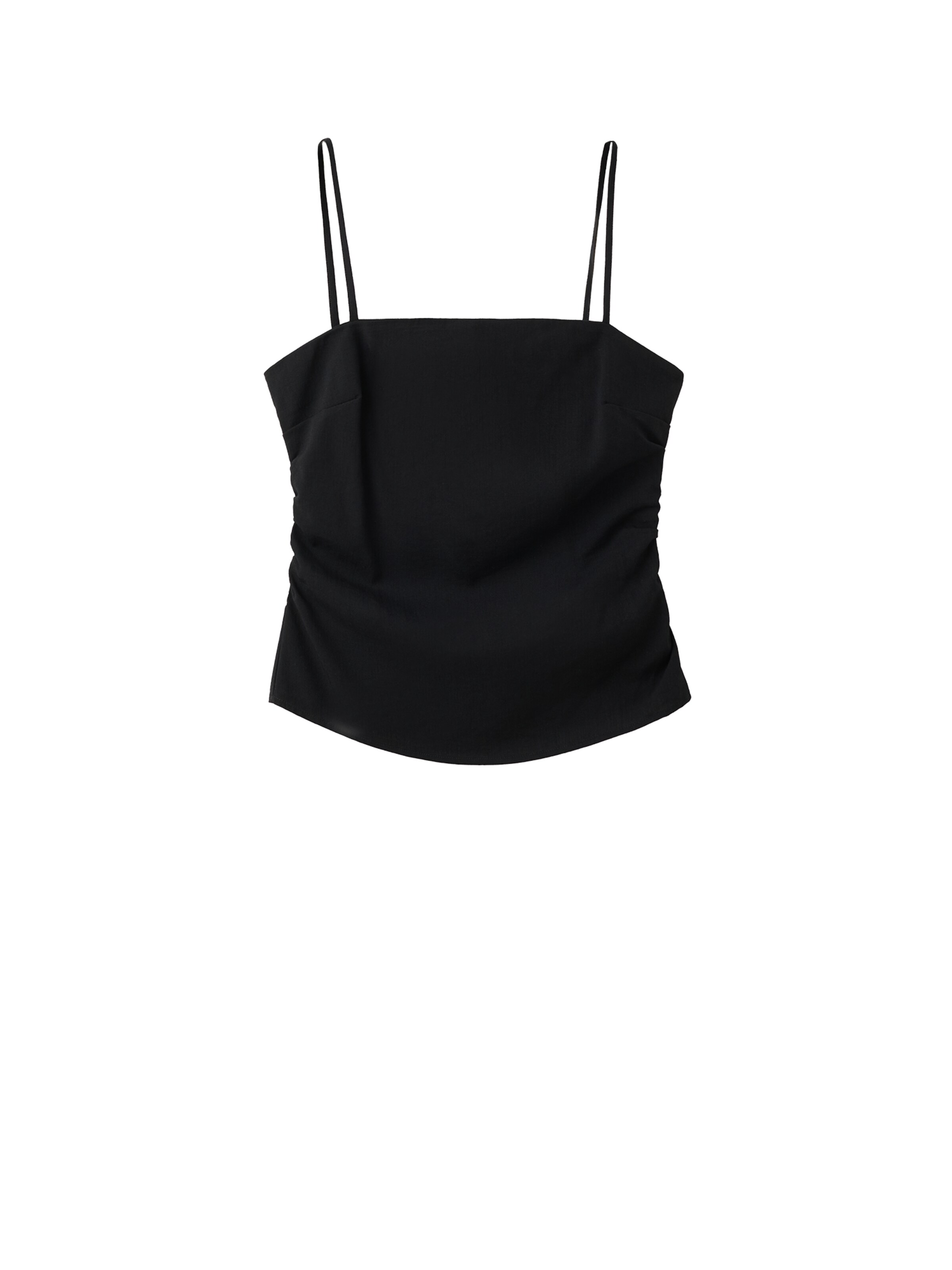 MANGO Top 'RIGA' | črna barva, Prikaz izdelka