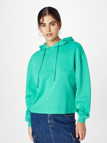PIECES Sweatshirt 'CHILLI' i grøn: forside