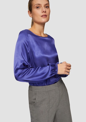 s.Oliver BLACK LABEL Blouse in Blue