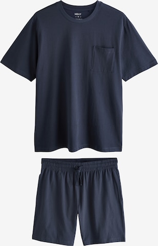 mėlyna Next Trumpa pižama: priekis
