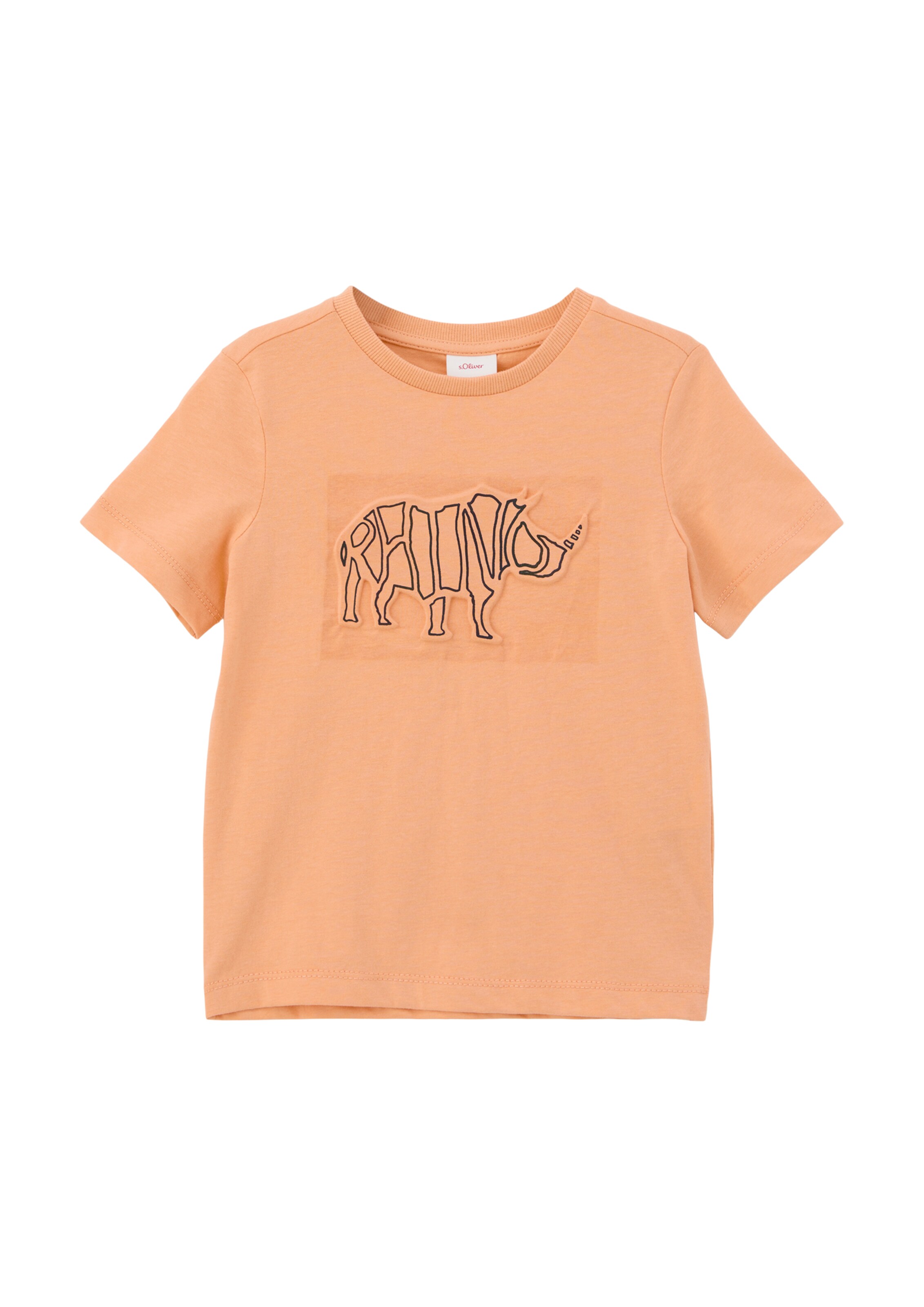 T-Shirt s.Oliver en orange : devant