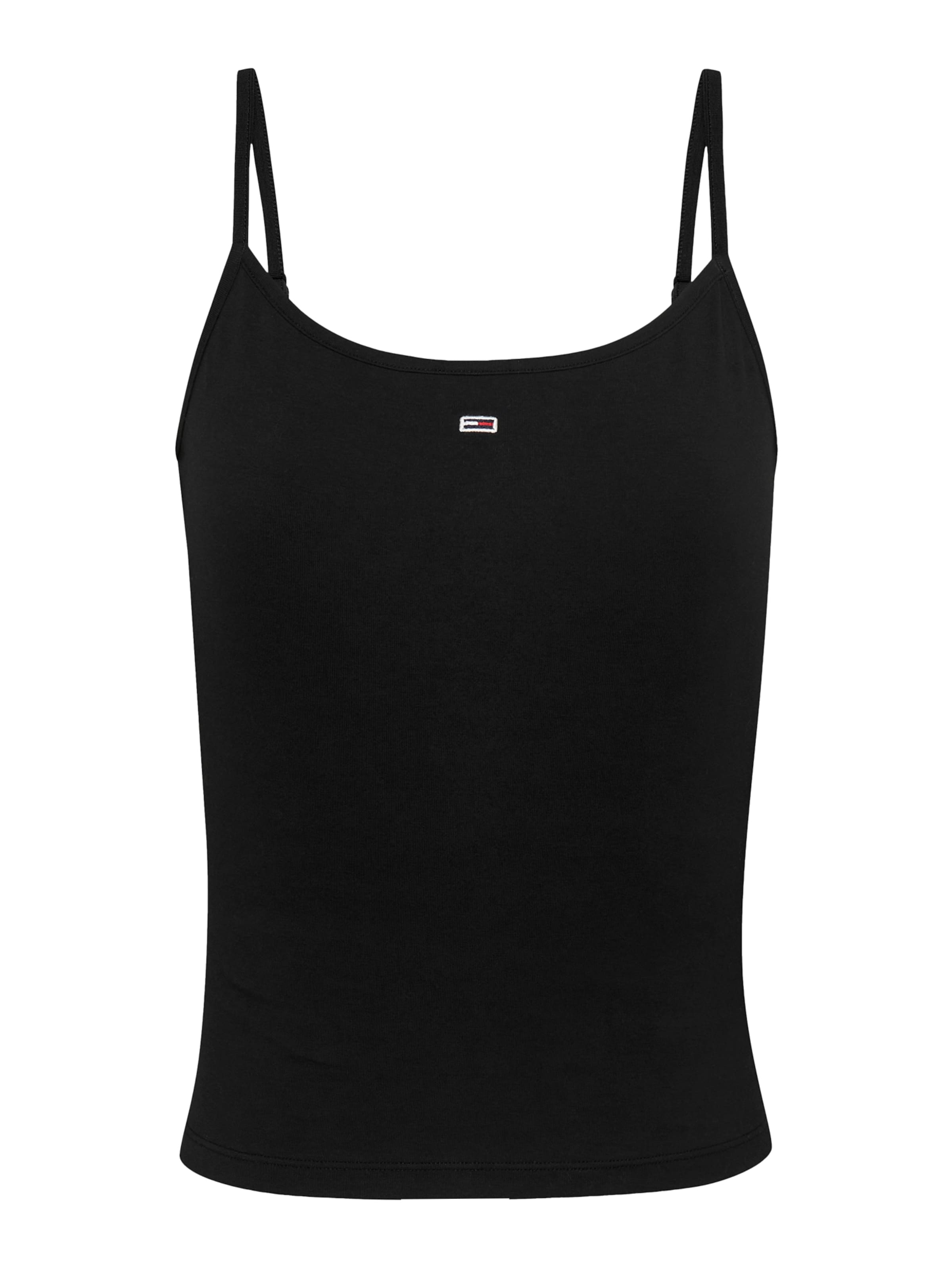 Tommy Jeans Topp 'Essential' i svart: framsida