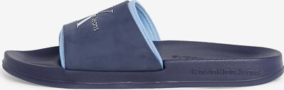 Calvin Klein Jeans Claquettes / Tongs en bleu marine / bleu ciel, Vue avec produit