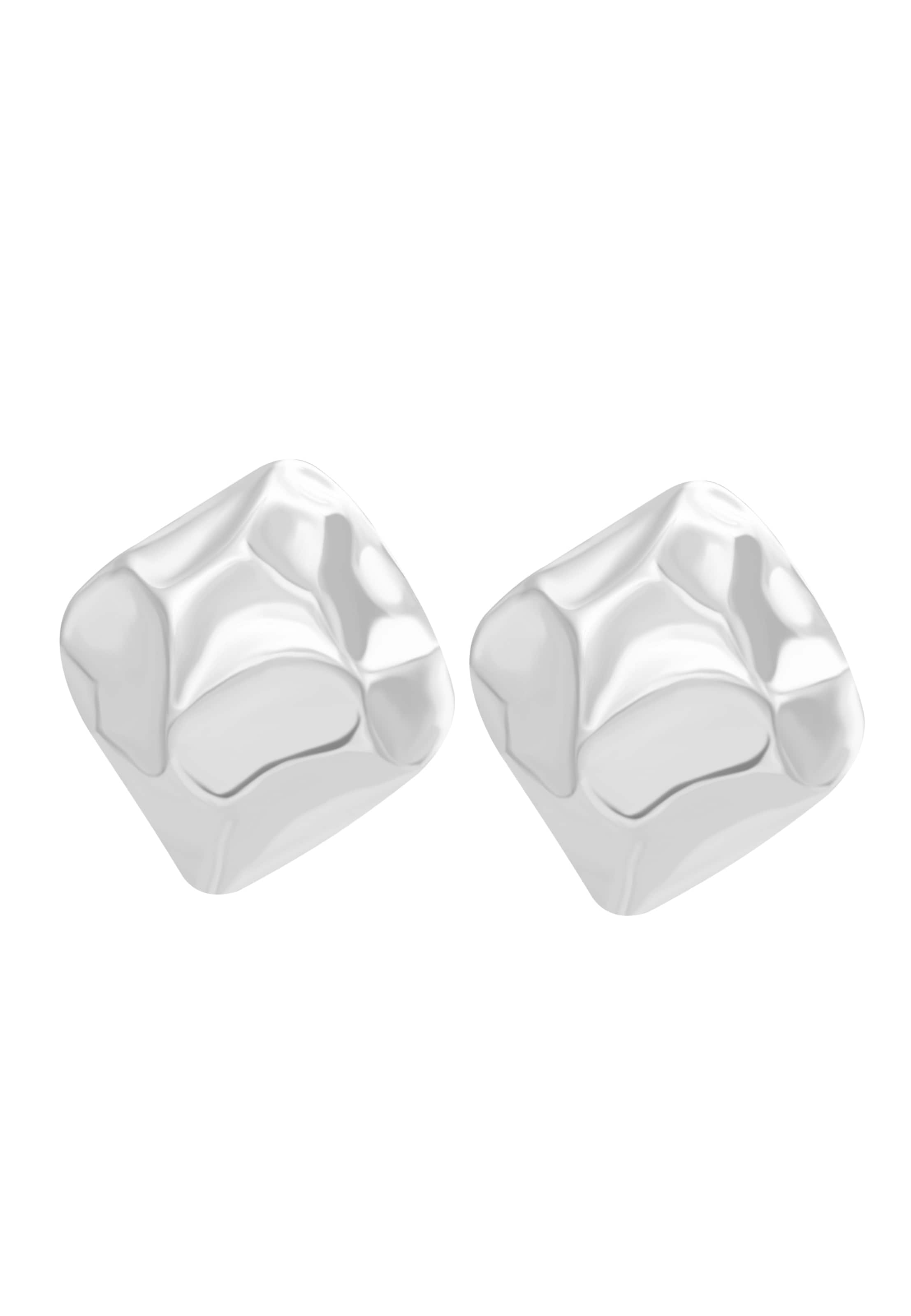 Gaya Ohrringe in silber, Produktansicht