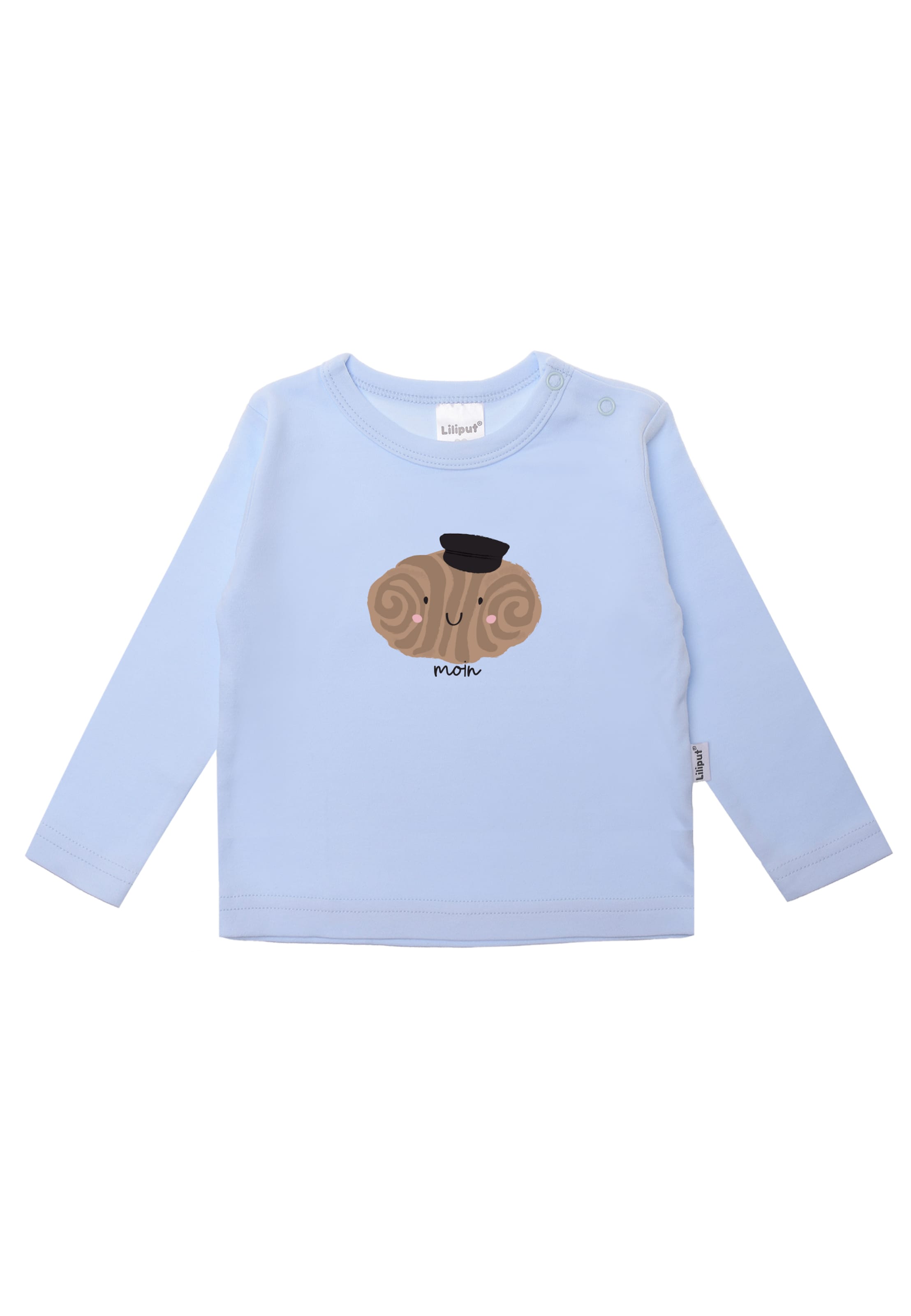 LILIPUT Sweatshirt 'Franzbrötchen' in Blue: front