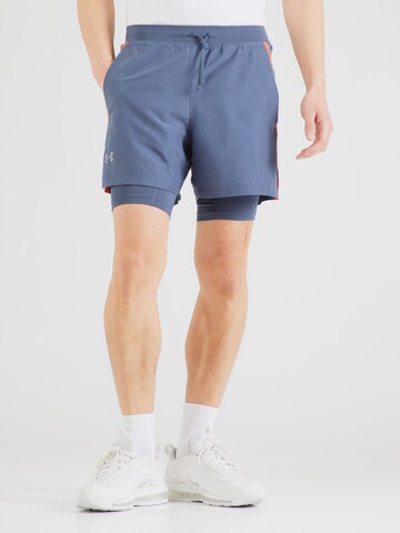 regular Pantaloni sportivi 'LAUNCH' di UNDER ARMOUR in blu: frontale