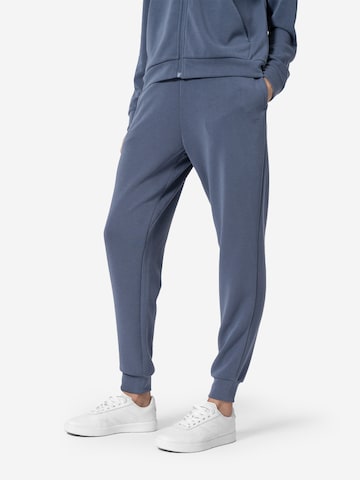 évasé Pantalon de sport 'Cas F128' 4F en bleu : devant