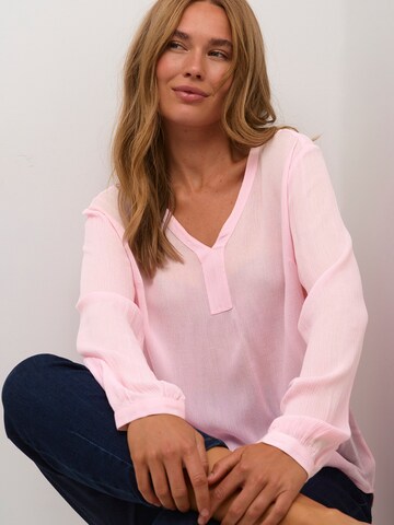 Kaffe Blouse 'Amber' in Roze