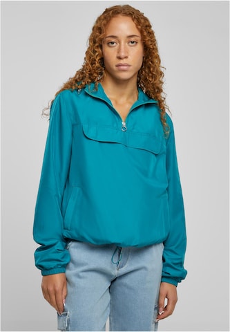 Urban Classics Between-Season Jacket in Green: front