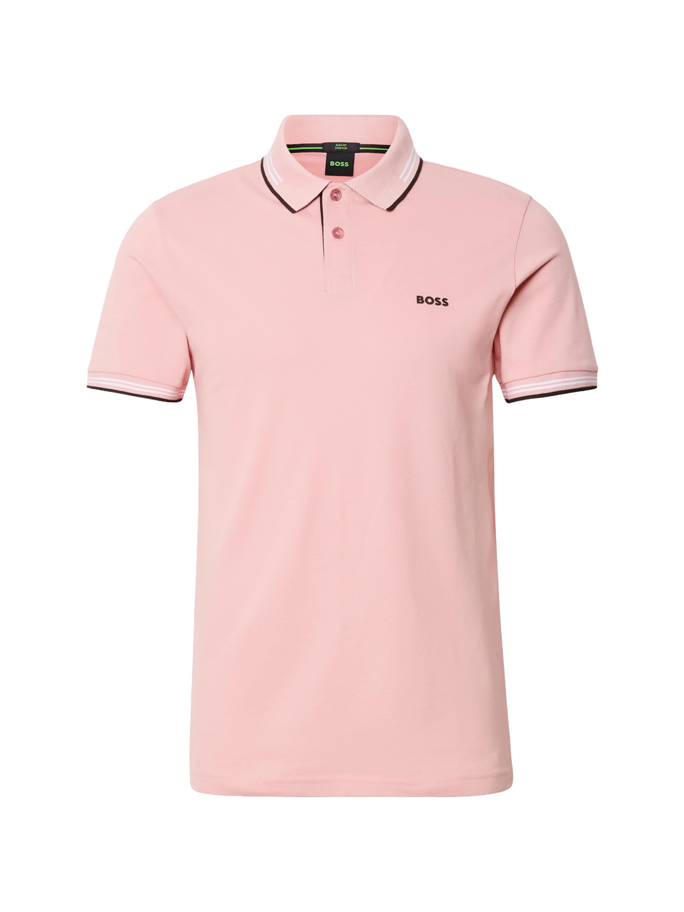 BOSS Koszulka 'Paul' w kolorze różowy pudrowy / czarnym, Podgląd produktu