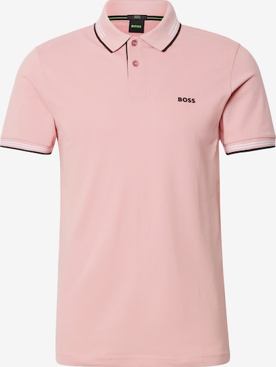 Marškinėliai 'Paul' iš BOSS, spalva – rožių spalva / juoda, Prekių apžvalga