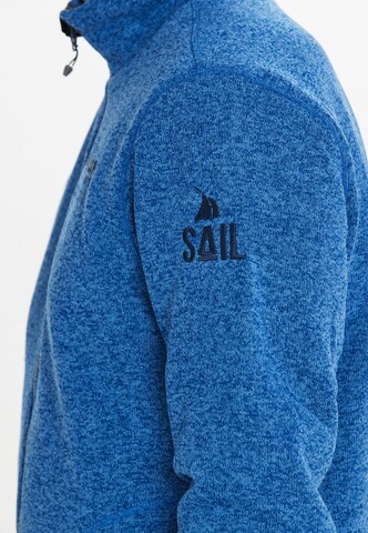 Weather Report Athletic Fleece Jacket 'Ralf' in Blue