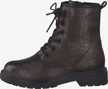 MARCO TOZZI Lace-Up Ankle Boots in Brown