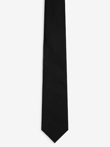 Andrew James Tie in Black: front