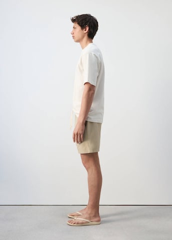MANGO MAN Regular Chino Pants 'Rey' in Beige