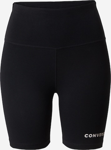 CONVERSE Skinny Leggings 'Wordmark' in Schwarz: Vorderseite