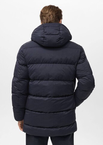 MANGO MAN Winter Coat 'Hans' in Blue
