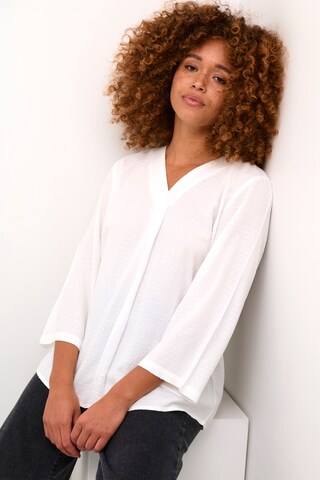 Kaffe - Blusa 'KAElsa' en blanco